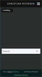 Mobile Screenshot of christiankpetersen.com